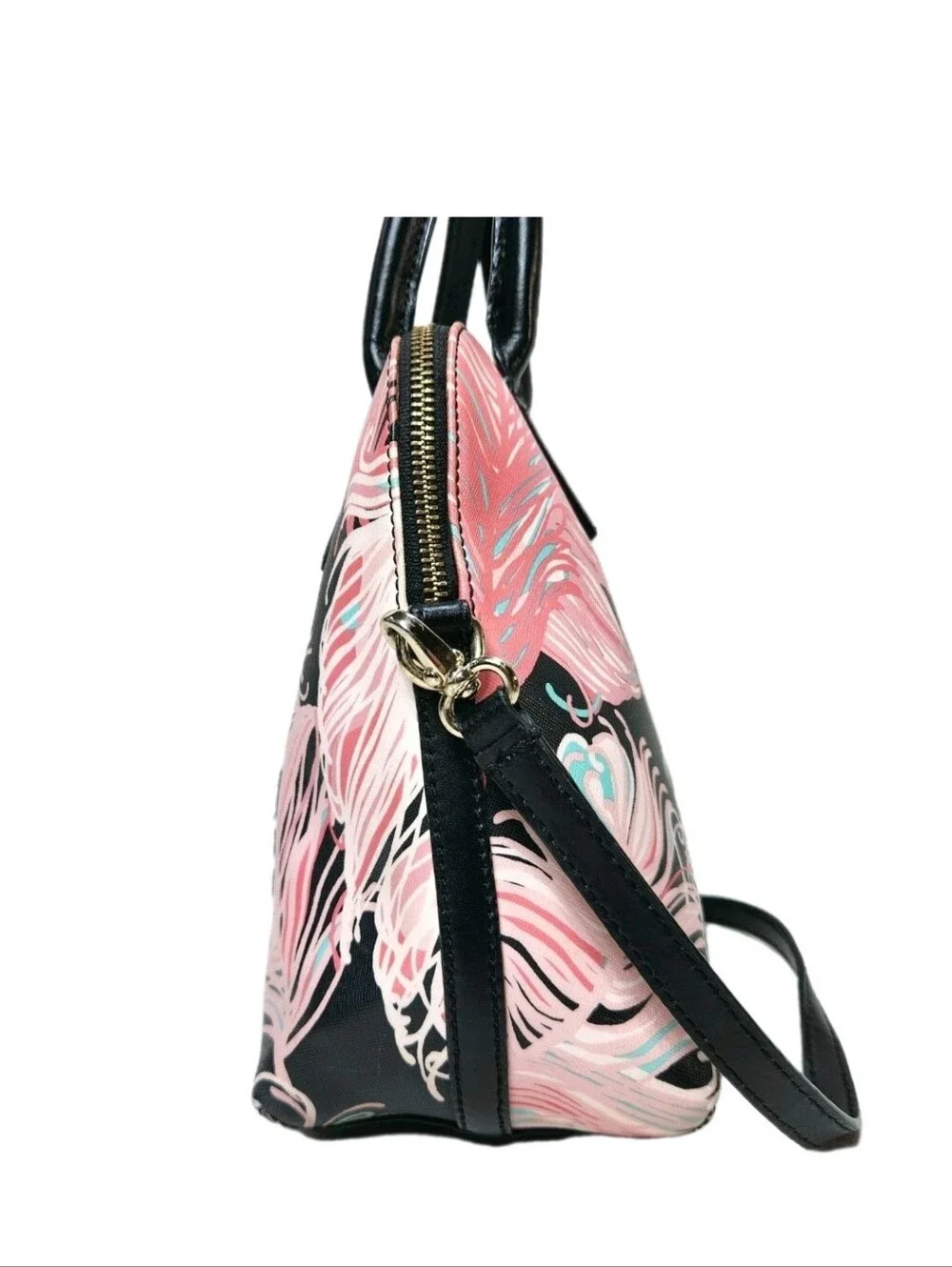KATE SPADE Brightwater Drive Rachelle Convertible Satchel Regal Plume Feathers
